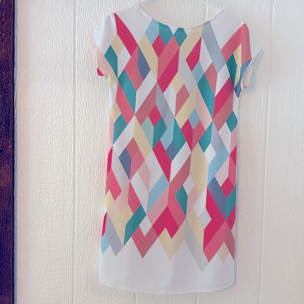 Geometric print dress small - Picture 2 of 4